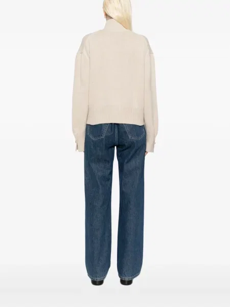 Pulover Brandon Maxwell cu guler henley