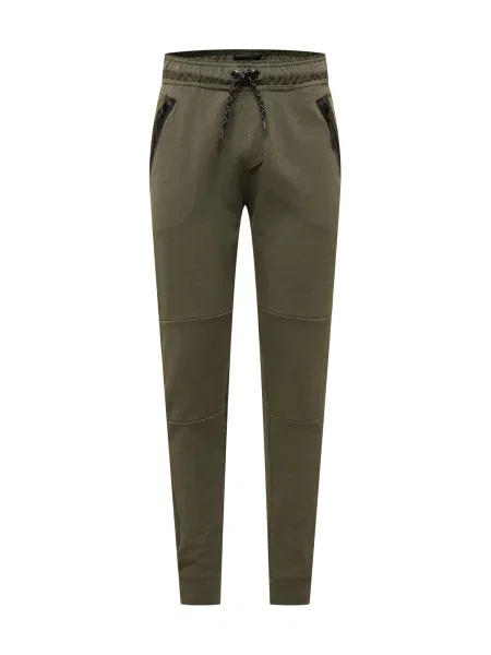 Cars Jeans Kalhoty LAX olivová černá