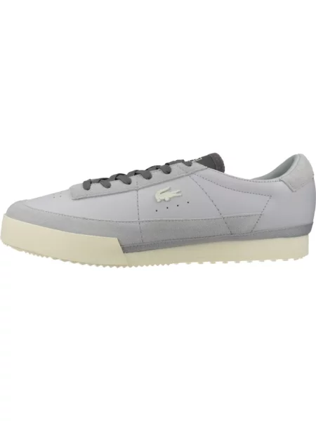Sneakersy Lacoste skórzane szare