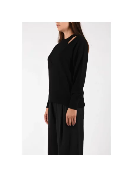 Sweter Meimeij wełniany czarny