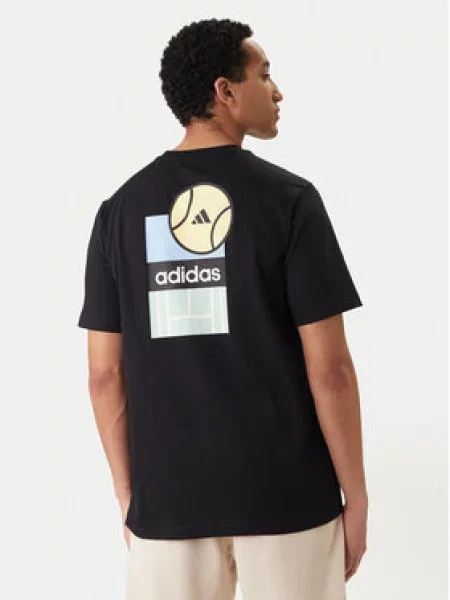 Adidas Marškinėliai Memories Of Sport Poster Graphic juoda