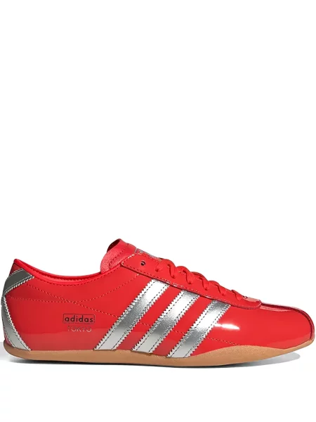 Sneakerși Adidas din piele negru