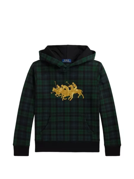 Bluza z kapturem dziecięca Polo Ralph Lauren zielona