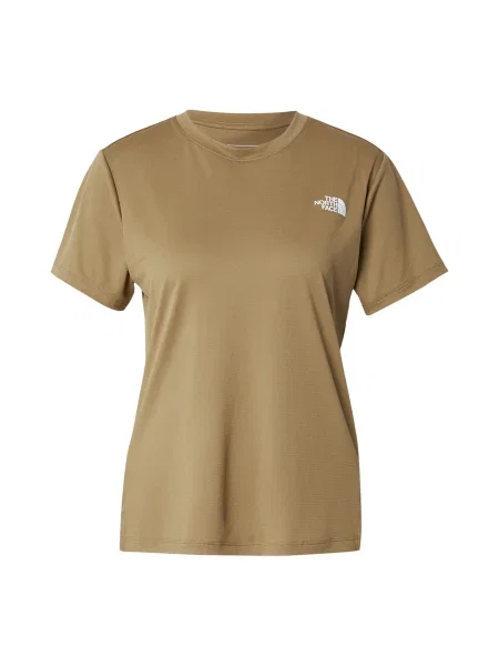 THE NORTH FACE Tricou funcțional FLEX maro deschis alb