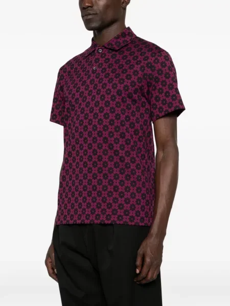 Polo Comme Des Garçons Homme Plus με σχέδιο μωβ