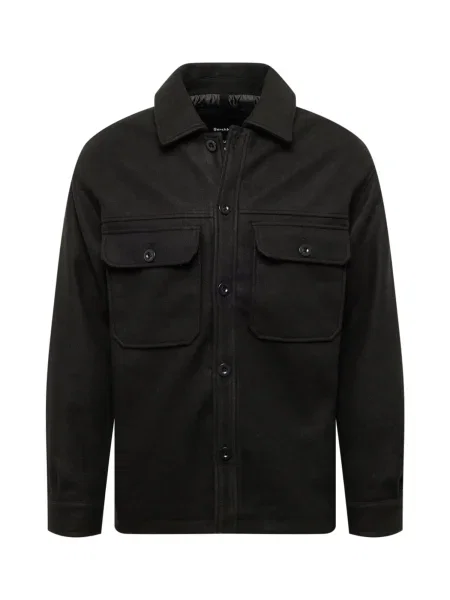 Bershka Prehodna jakna črna