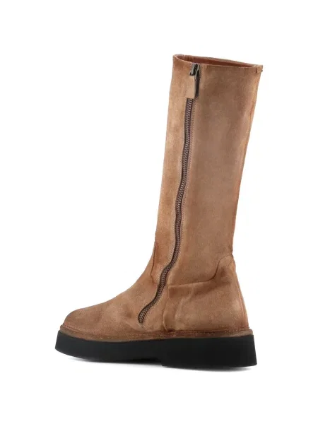 Botine Alexander Hotto din piele de căprioară maro