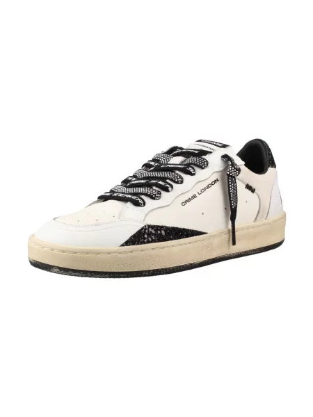 Pantofi Crime London alb