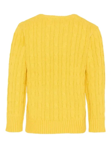 Sweter dziecięcy Polo Ralph Lauren żółty