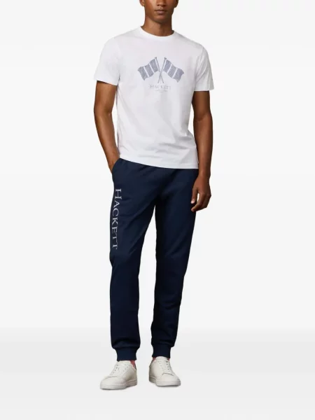Tricou Hackett cu imagine alb