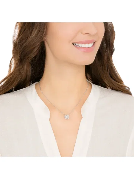 Palton Swarovski argintiu