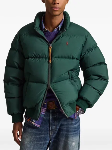 Mănuși Polo Ralph Lauren din piele de căprioară cu șireturi cu vârf închis albastru