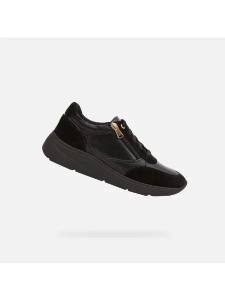 Sneakerși Geox negru