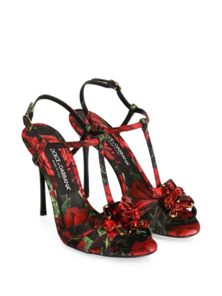 Sandale Dolce & Gabbana cu imagine negru