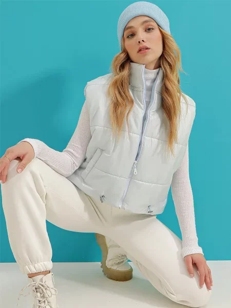 Trend Alacati Stili Жилет з утеплювачем блакитний