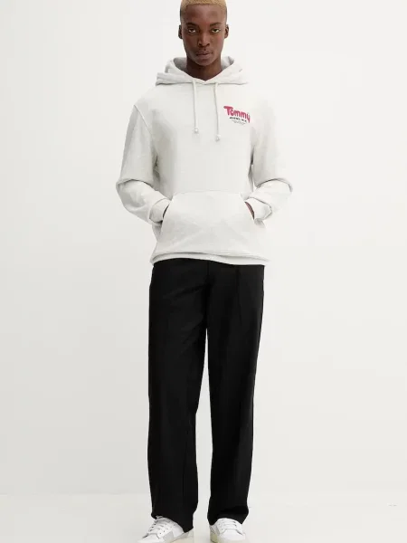 Tommy Jeans mikina šedá