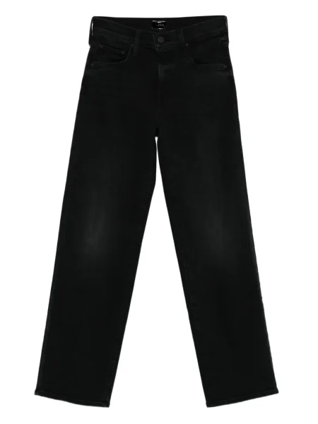 Proste jeansy Mother czarne