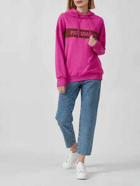 Толстовка Patrizia Pepe рожева
