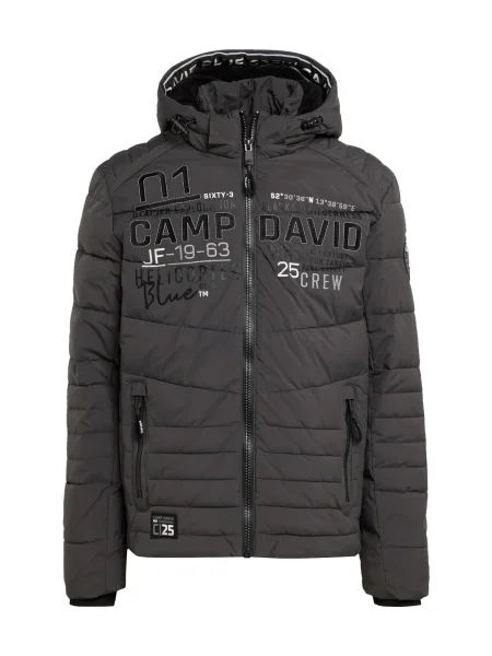 CAMP DAVID Prehodna jakna antracit / črna / bela
