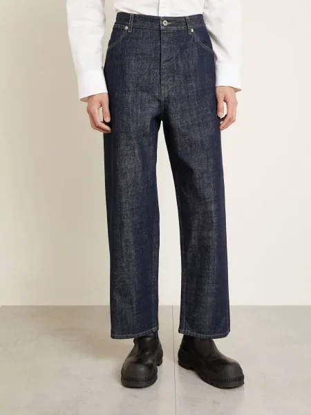 Jil Sander Jeansy Loose Fit blau