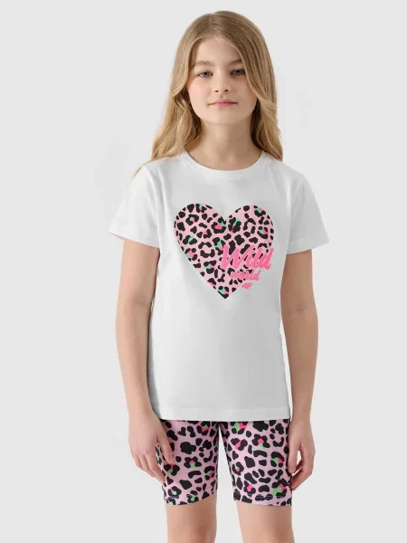 Tricou copii 4f alb