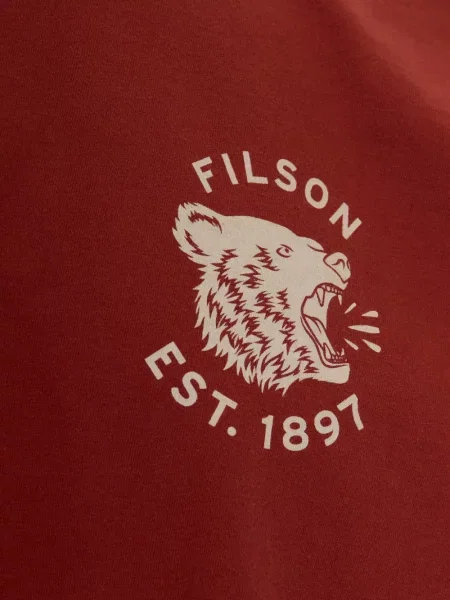 Tricou Filson cu imagine roșu