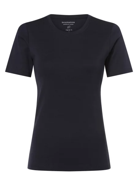 Brookshire T-shirt Kobiety jednolity M niebieski