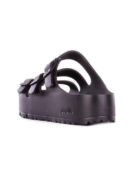 Šľapky Birkenstock na platforme čierna
