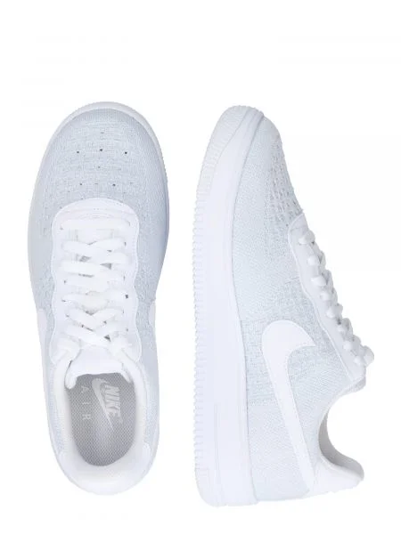 Nike Sportswear Nízke tenisky FLATKNIT svetlosivá / biela