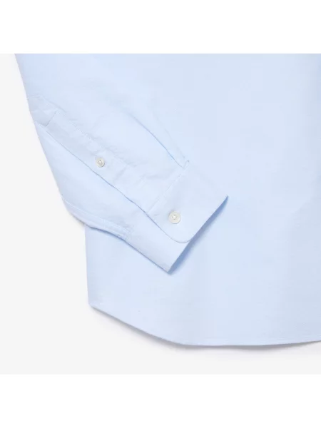 Lacoste Koszula Oxford Regular Fit niebieski