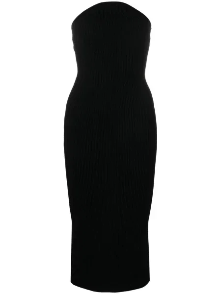 Rochie midi Khaite până la genunchi de costum negru