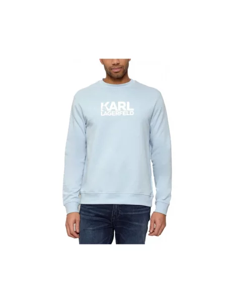 KARL LAGERFELD Bluza jasny niebieski
