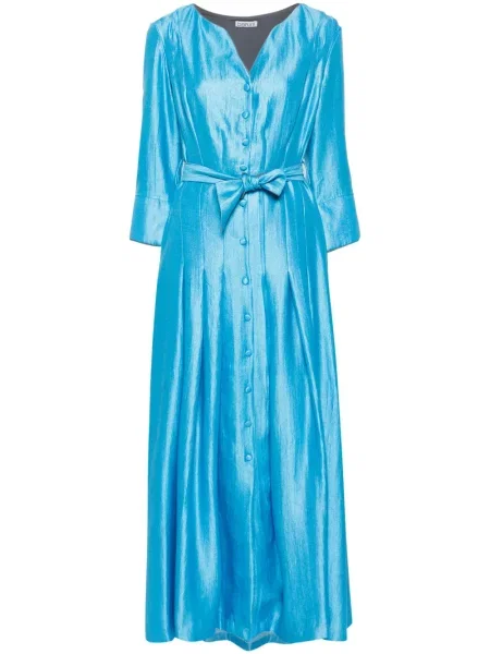 Rochie maxi Baruni de costum albastru