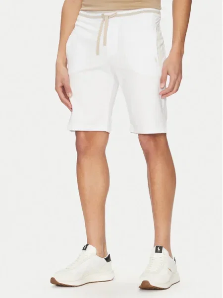 Športové šortky Paul&shark biela