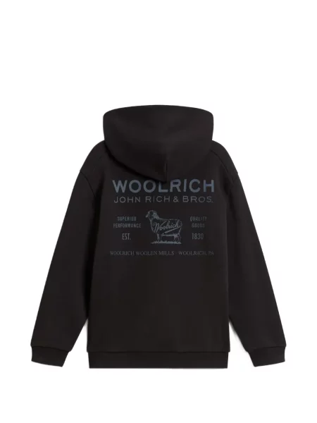 Bluza z kapturem dziecięca Woolrich czarna