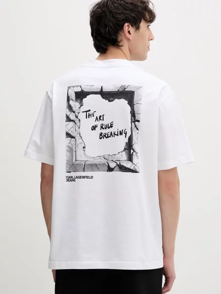 Karl Lagerfeld Jeans t-shirt biała