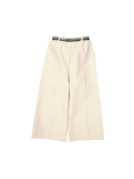 Spodnie Stella Mccartney beżowe