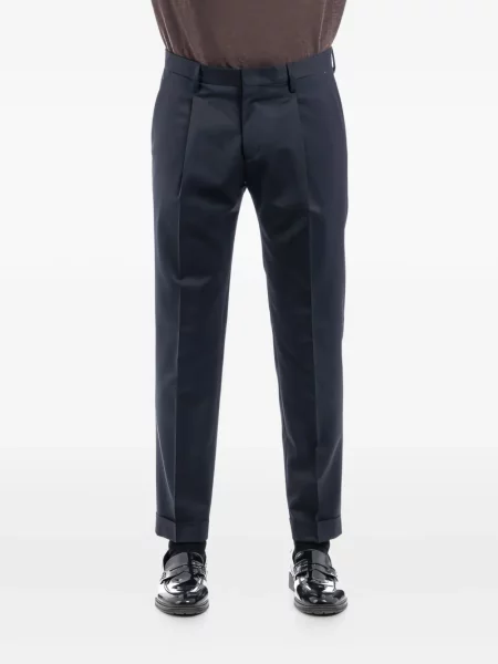 Pantaloni Briglia 1949 plisate albastru