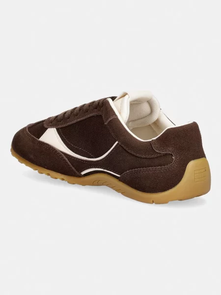 Tommy Jeans ARCHIVE LITE SUEDE sneakersy brązowe