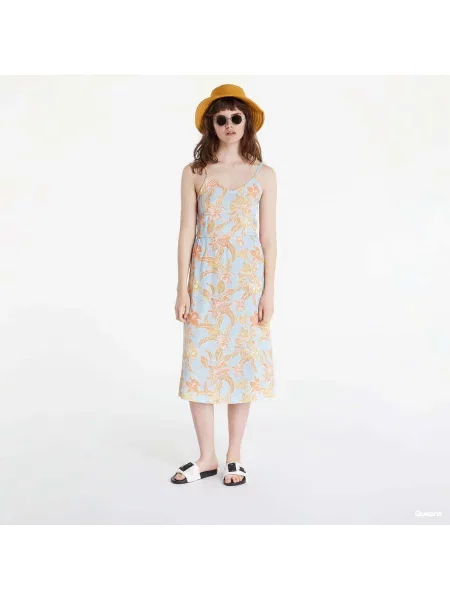 Šaty Roxy Strappy Midi Dress Blue L modré