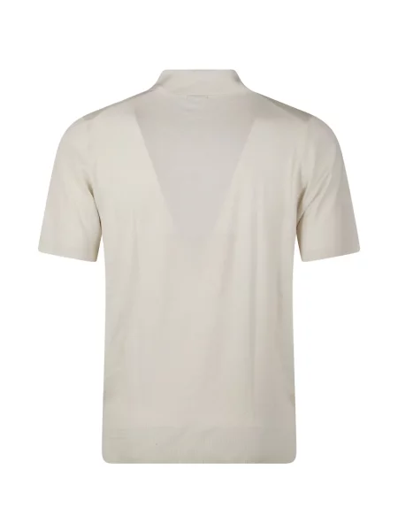 Scurt tricou polo Barena alb