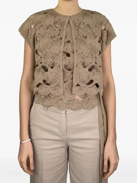 Плетена ажурна блуза Kangra
