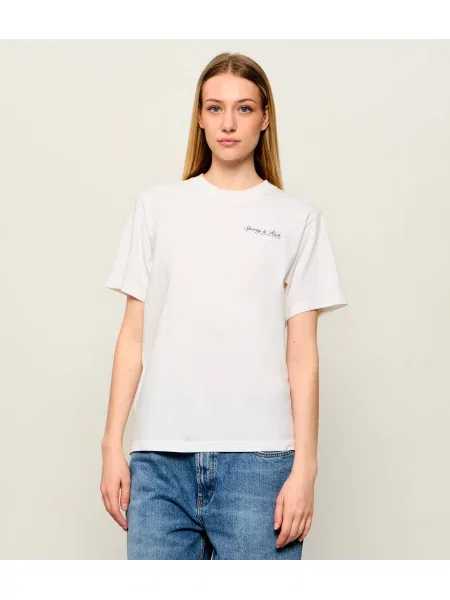 Sporty&Rich Tricou FEMA alb