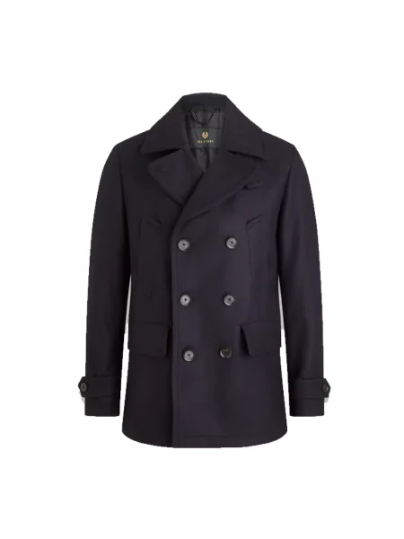 Płaszcz Belstaff wełniany niebieski