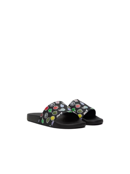 Klapki Jw Anderson z logo czarne