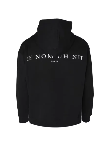 Hanorac cu glugă Ih Nom Uh Nit cu imagine cu cordon negru