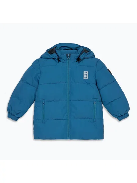 Gyerek bélelt kabát LEGO Lwjojo deep blue. Méret: kék