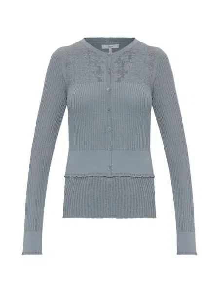 Vestă Chloé de lână albastru
