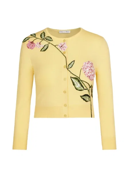Cardigan Oscar De La Renta galben