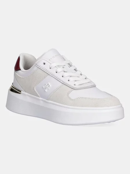 Tommy Hilfiger Сникърси Fashion Court Mix бял